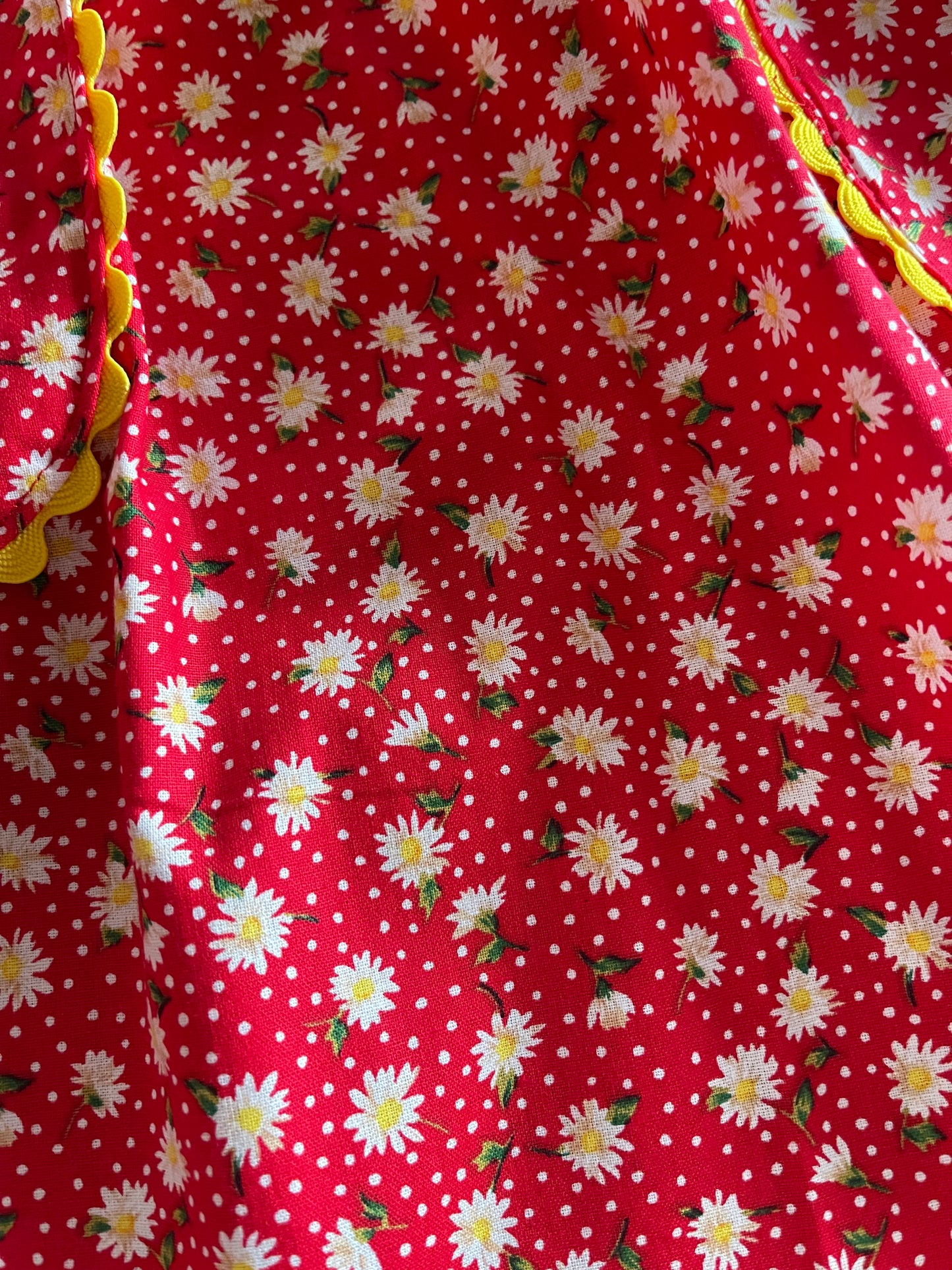 Vintage Replica Fabric Apron Set of 2 One Adult Size and One Child Size