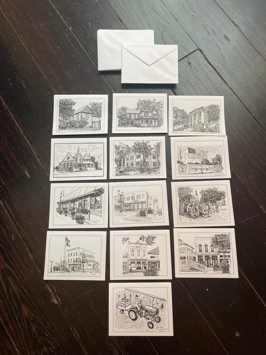Set of 13 Note Cards