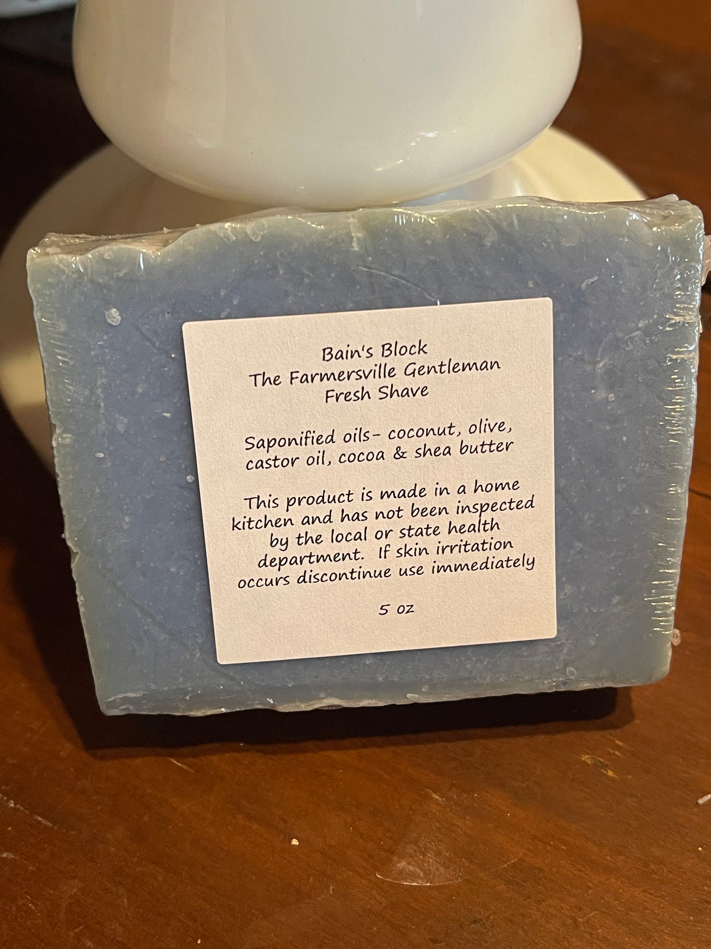 Bain’s Block-The Farmersville Gentleman Soap Bar in Clean Scent Large Size