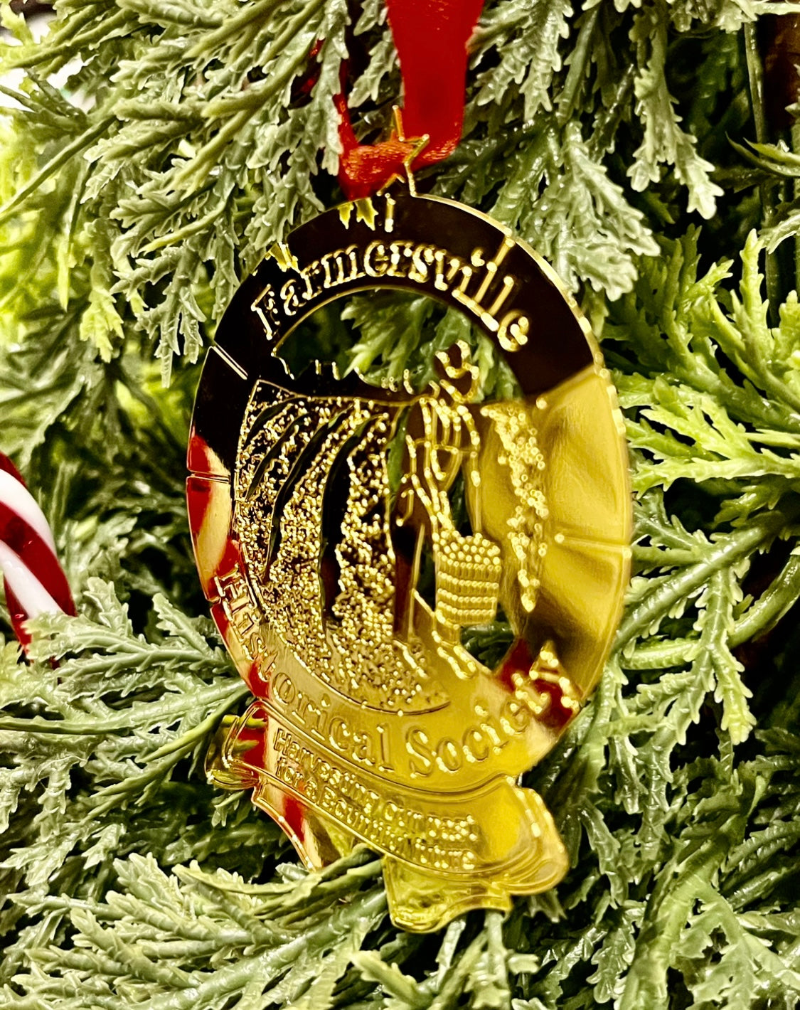 The 2024 Farmersville Historical Society Holiday Ornament