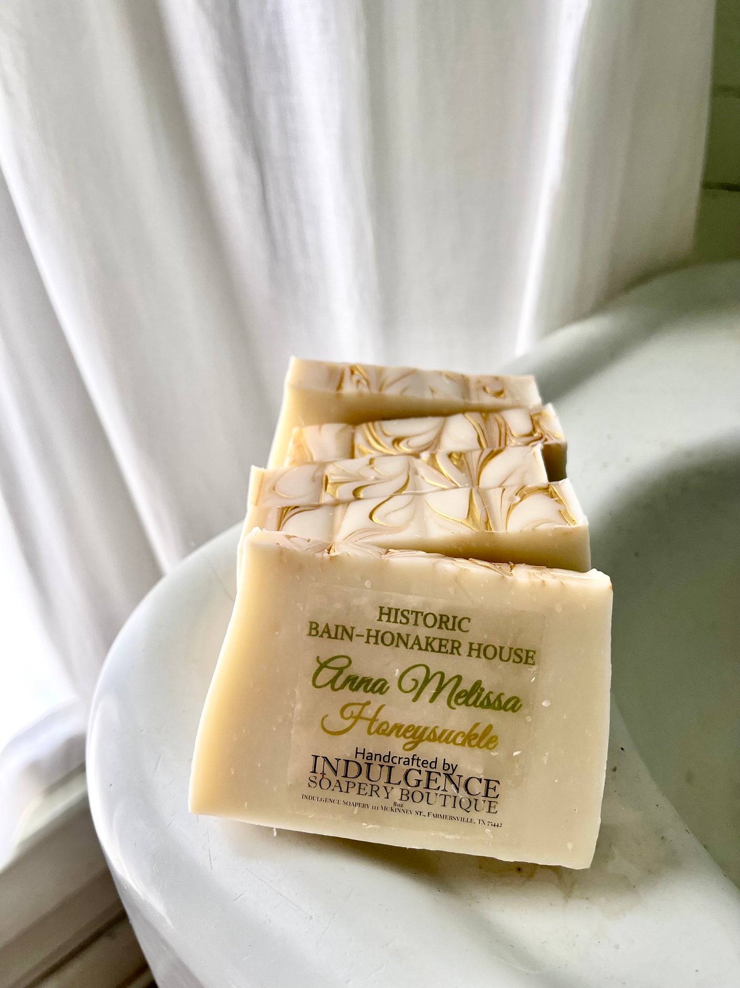 Anna-Melissa Soap Bar in Honeysuckle Scent