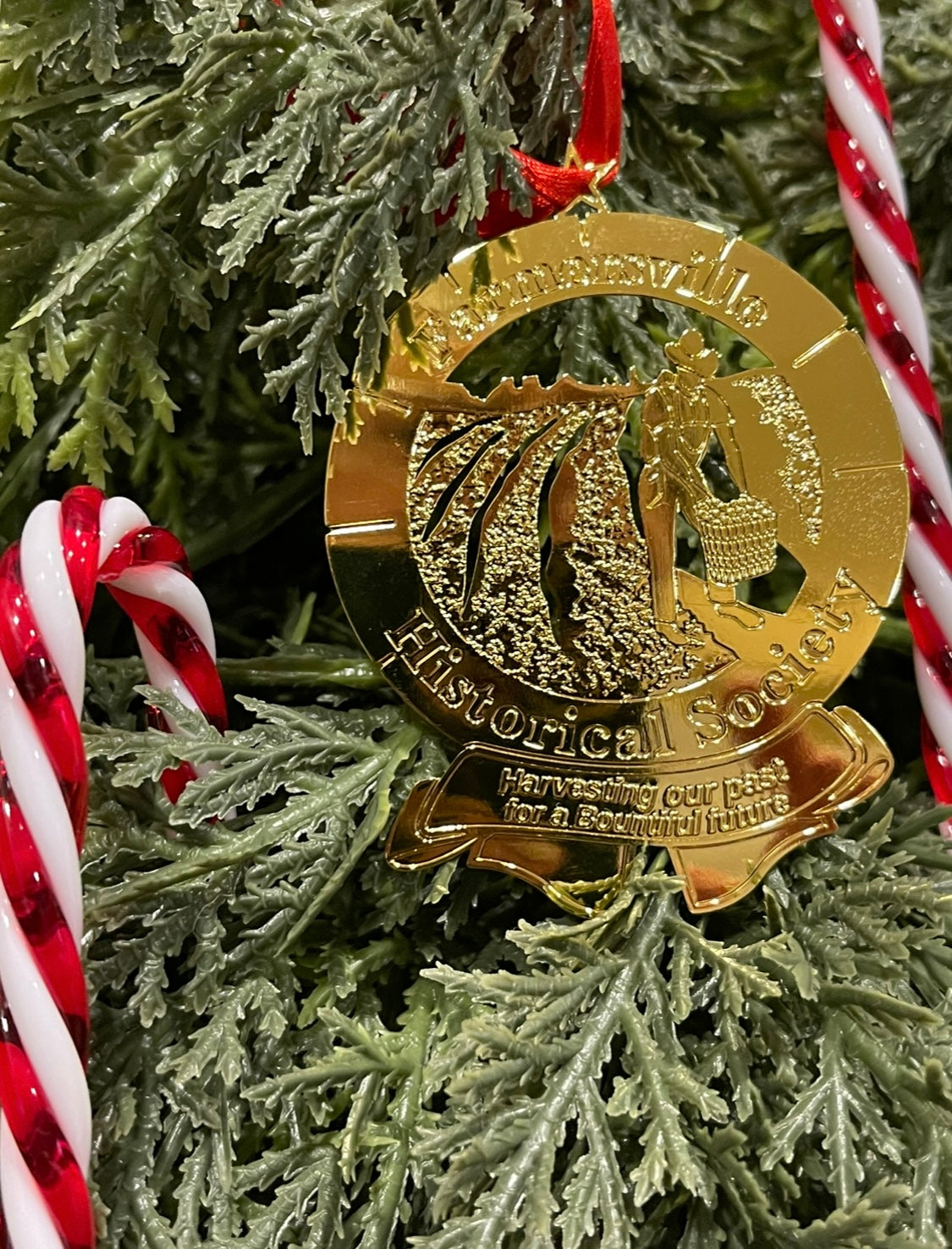 The 2024 Farmersville Historical Society Holiday Ornament