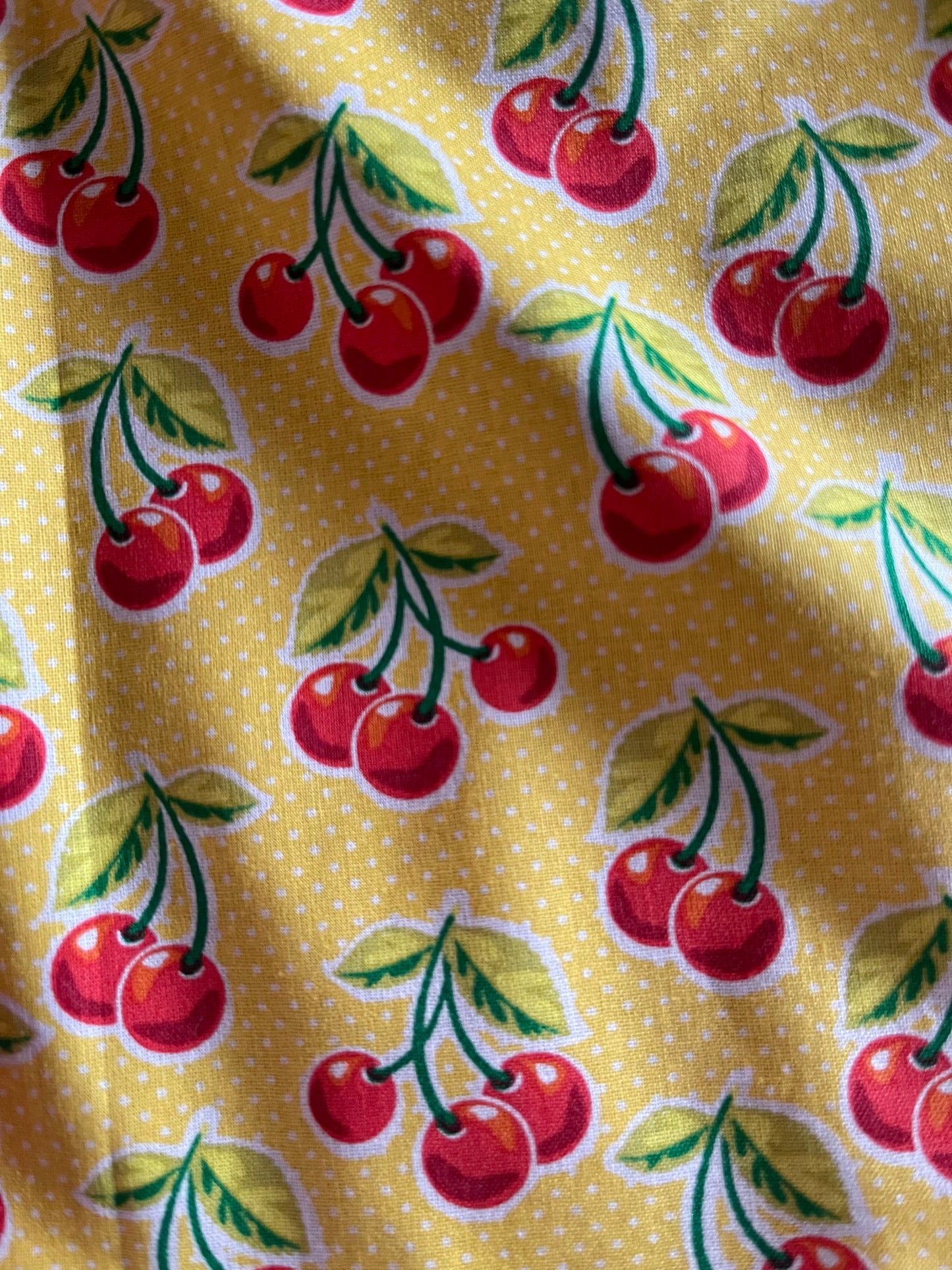 Vintage Replica Fabric Apron Set of 2 One Adult Size and One Child Size