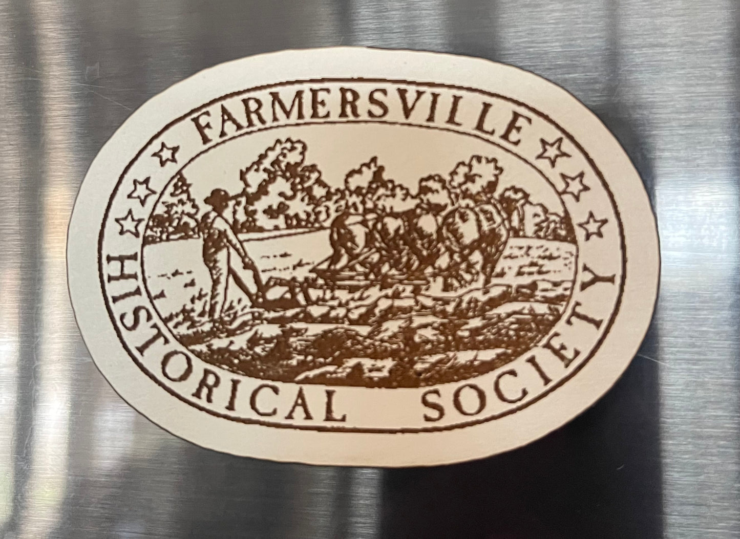 Farmersville Historical Society Logo Magnet