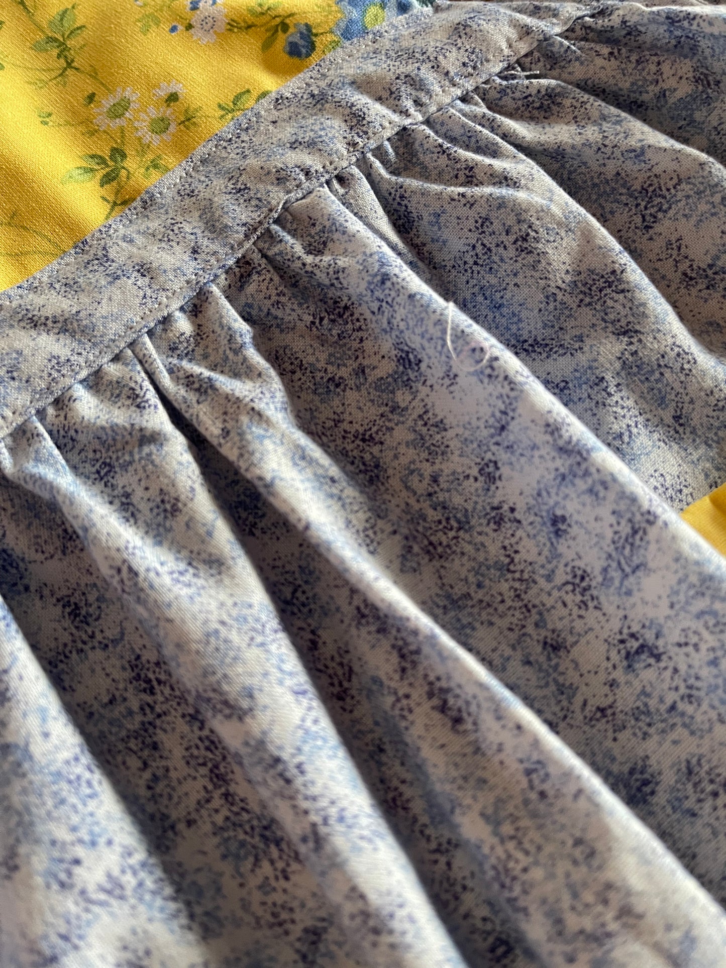 Vintage Replica Fabric Apron Set of 2 One Adult Size and One Child Size