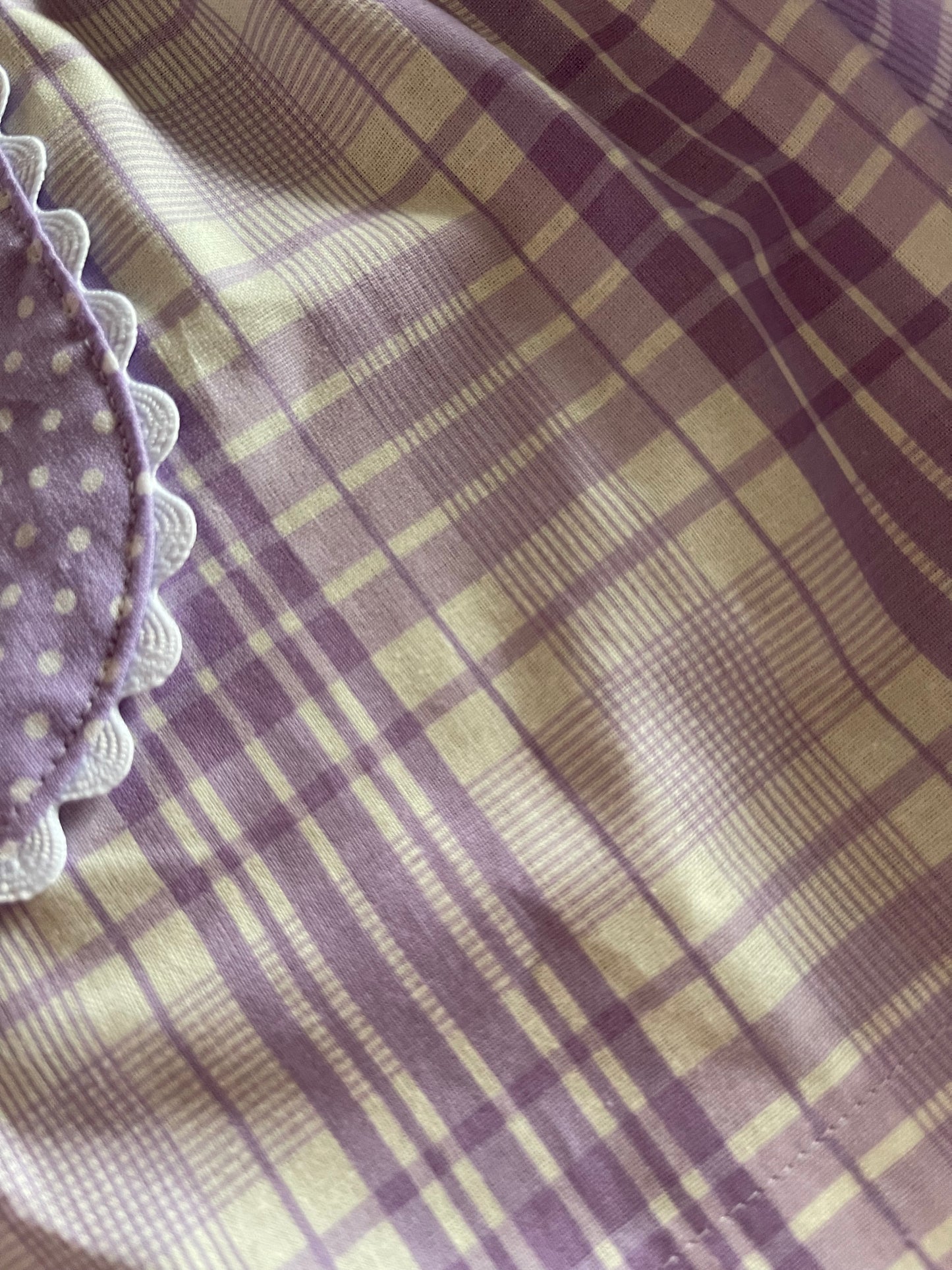 Vintage Replica Fabric Apron Set of 2 One Adult Size and One Child Size