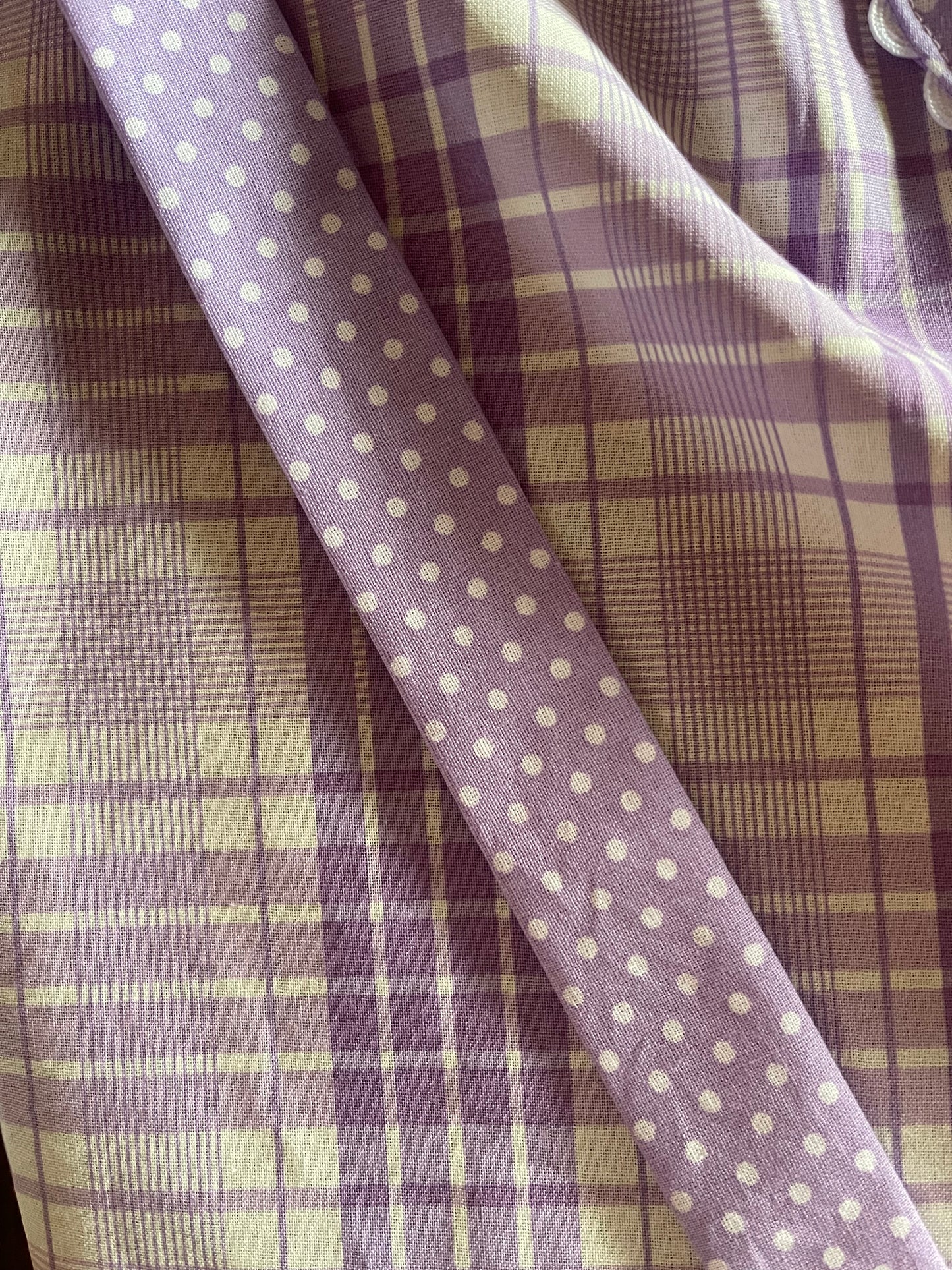 Vintage Replica Fabric Apron Set of 2 One Adult Size and One Child Size