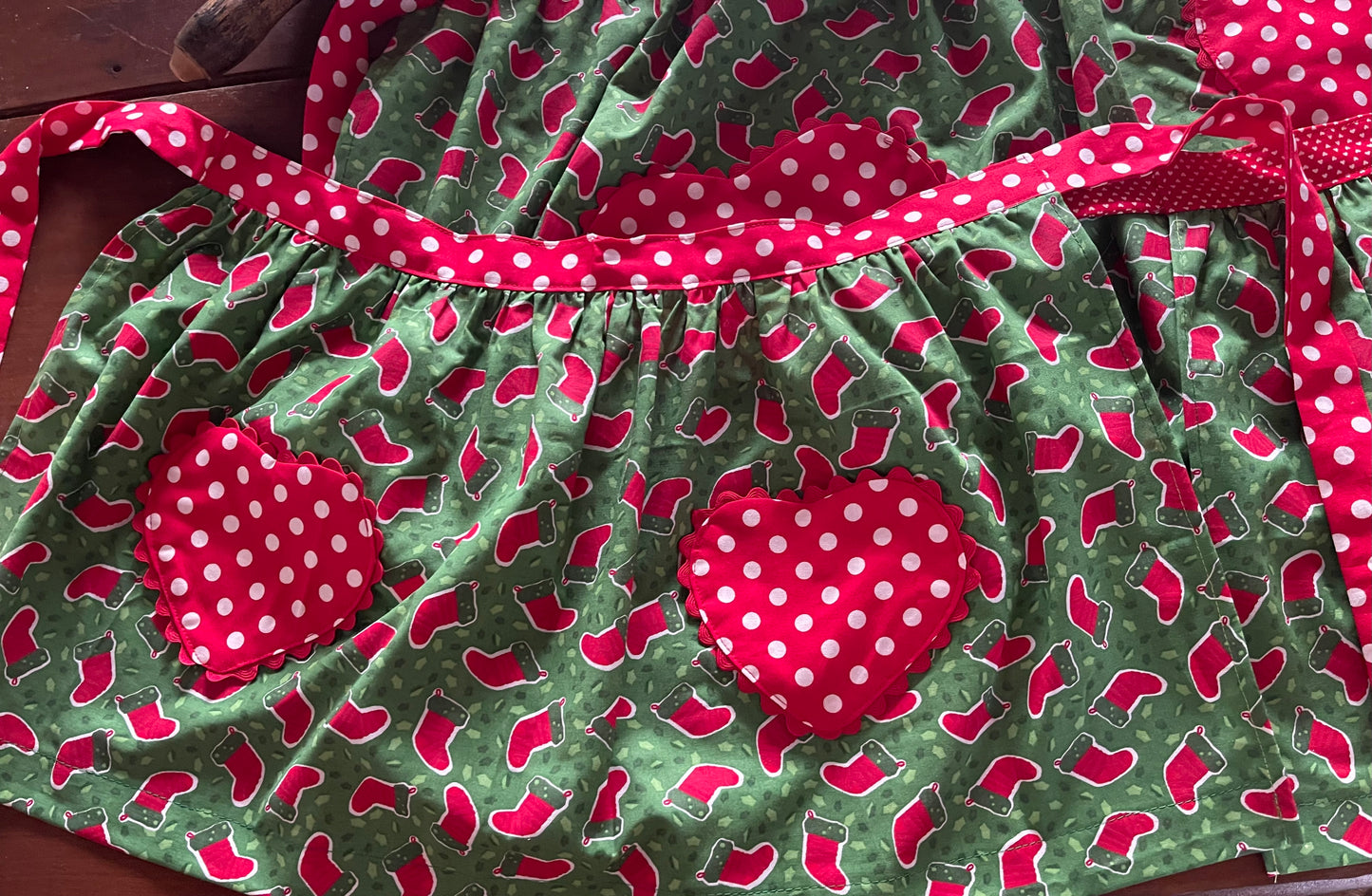 Christmas Aprons Set of 3 One Adult Size and 2 Child Sizes