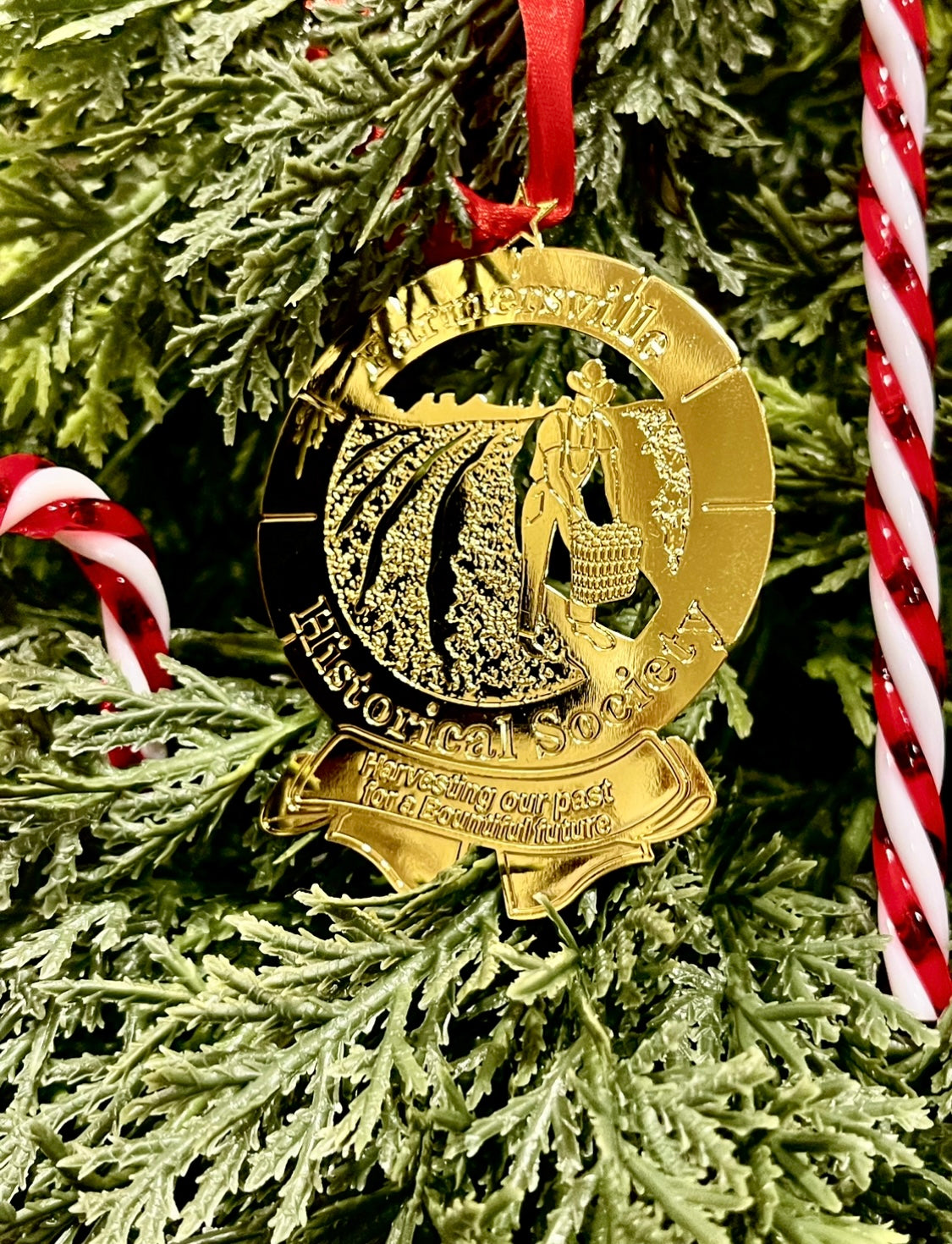 The 2024 Farmersville Historical Society Holiday Ornament