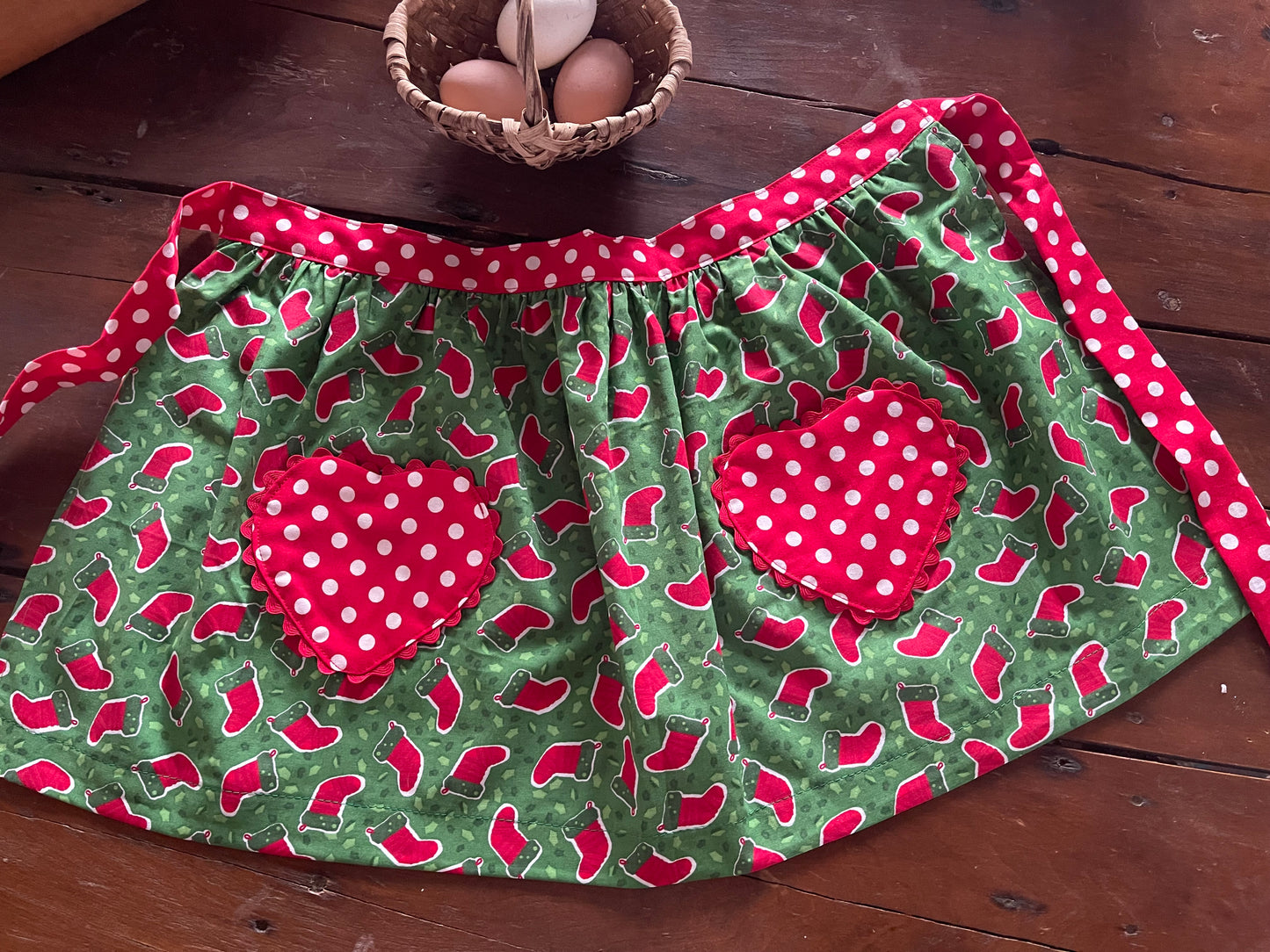 Christmas Aprons Set of 3 One Adult Size and 2 Child Sizes
