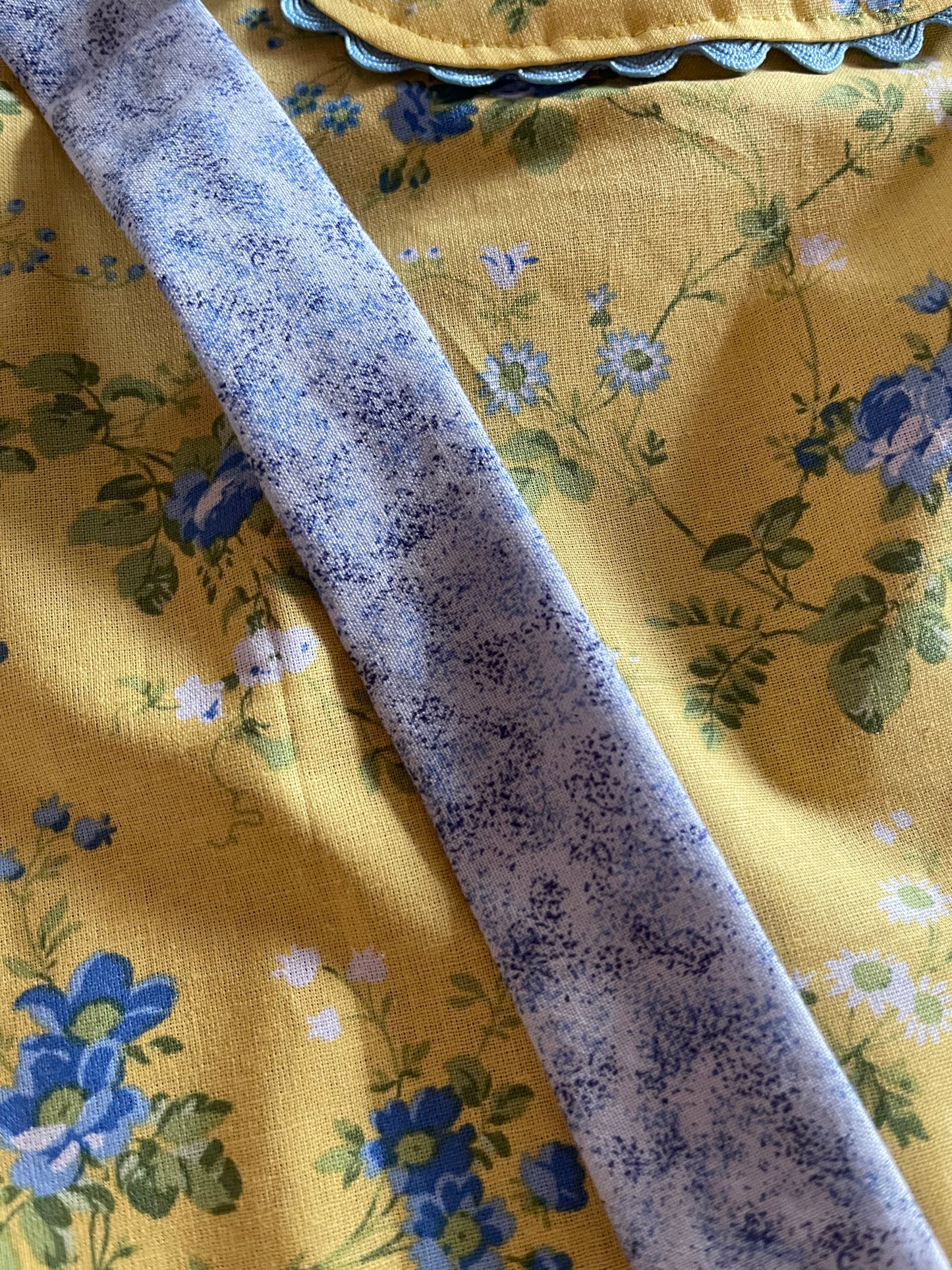 Vintage Replica Fabric Apron Set of 2 One Adult Size and One Child Size