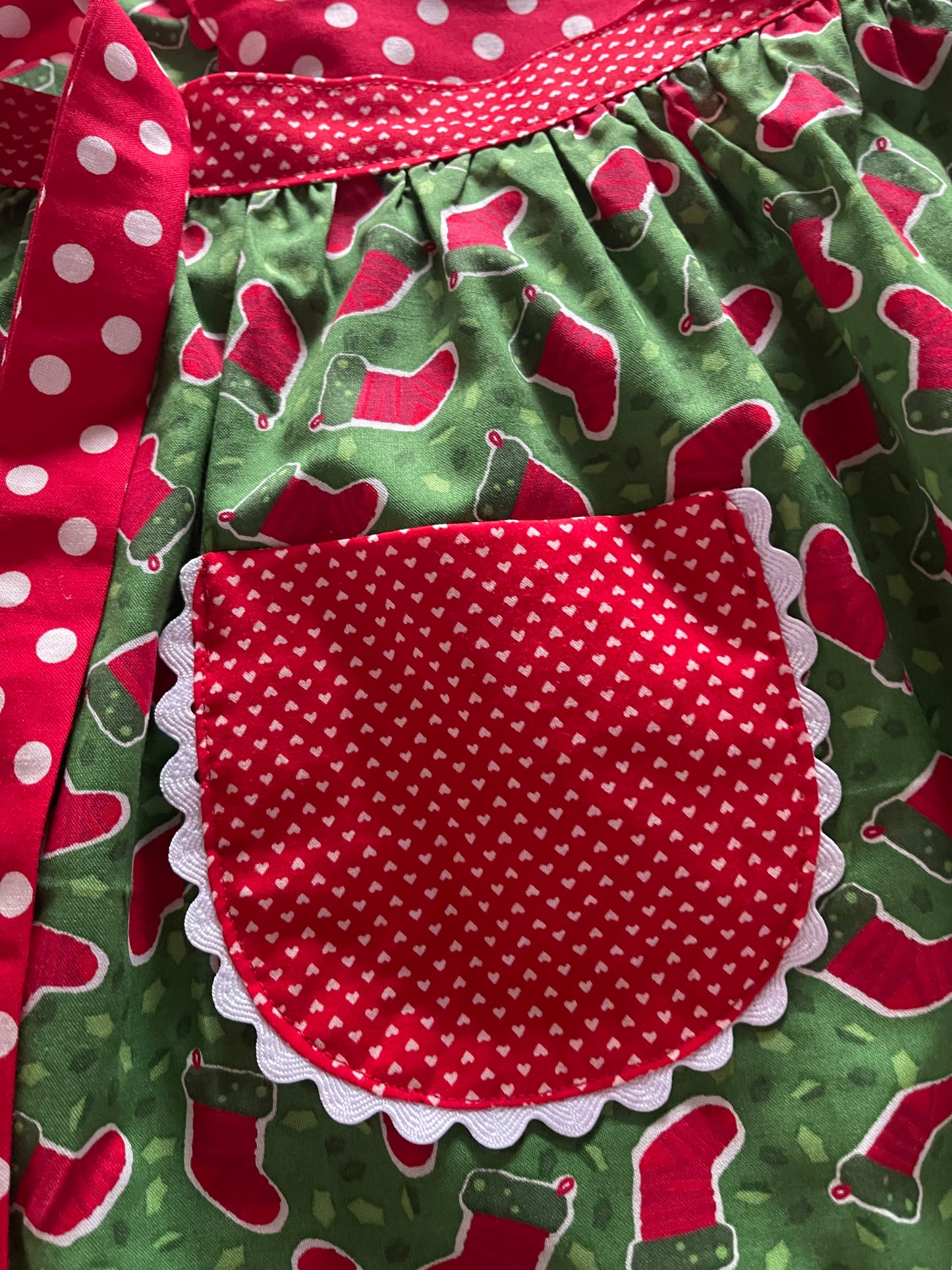 Christmas Aprons Set of 3 One Adult Size and 2 Child Sizes