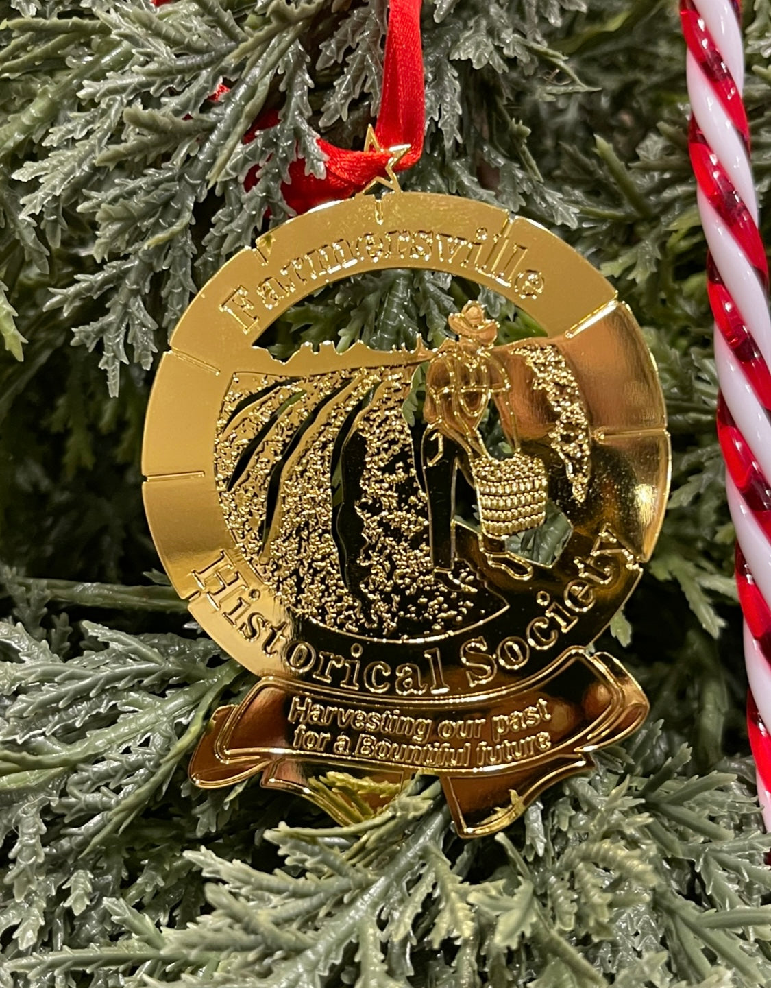 The 2024 Farmersville Historical Society Holiday Ornament