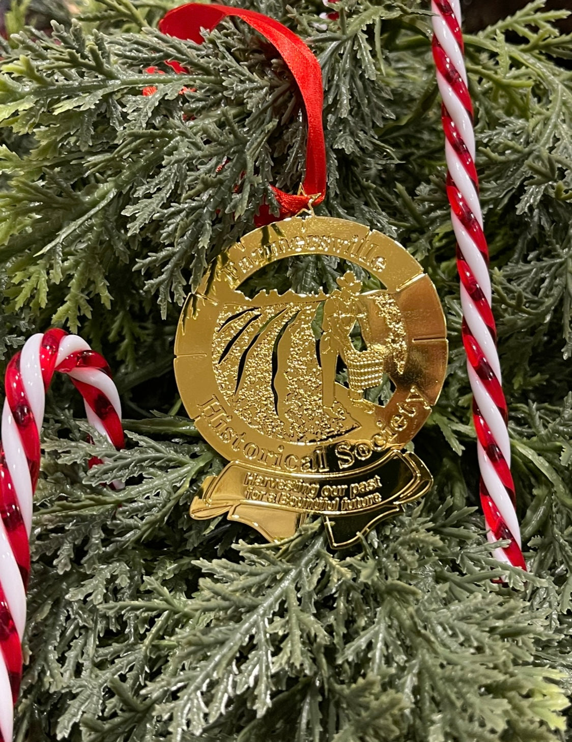 The 2024 Farmersville Historical Society Holiday Ornament