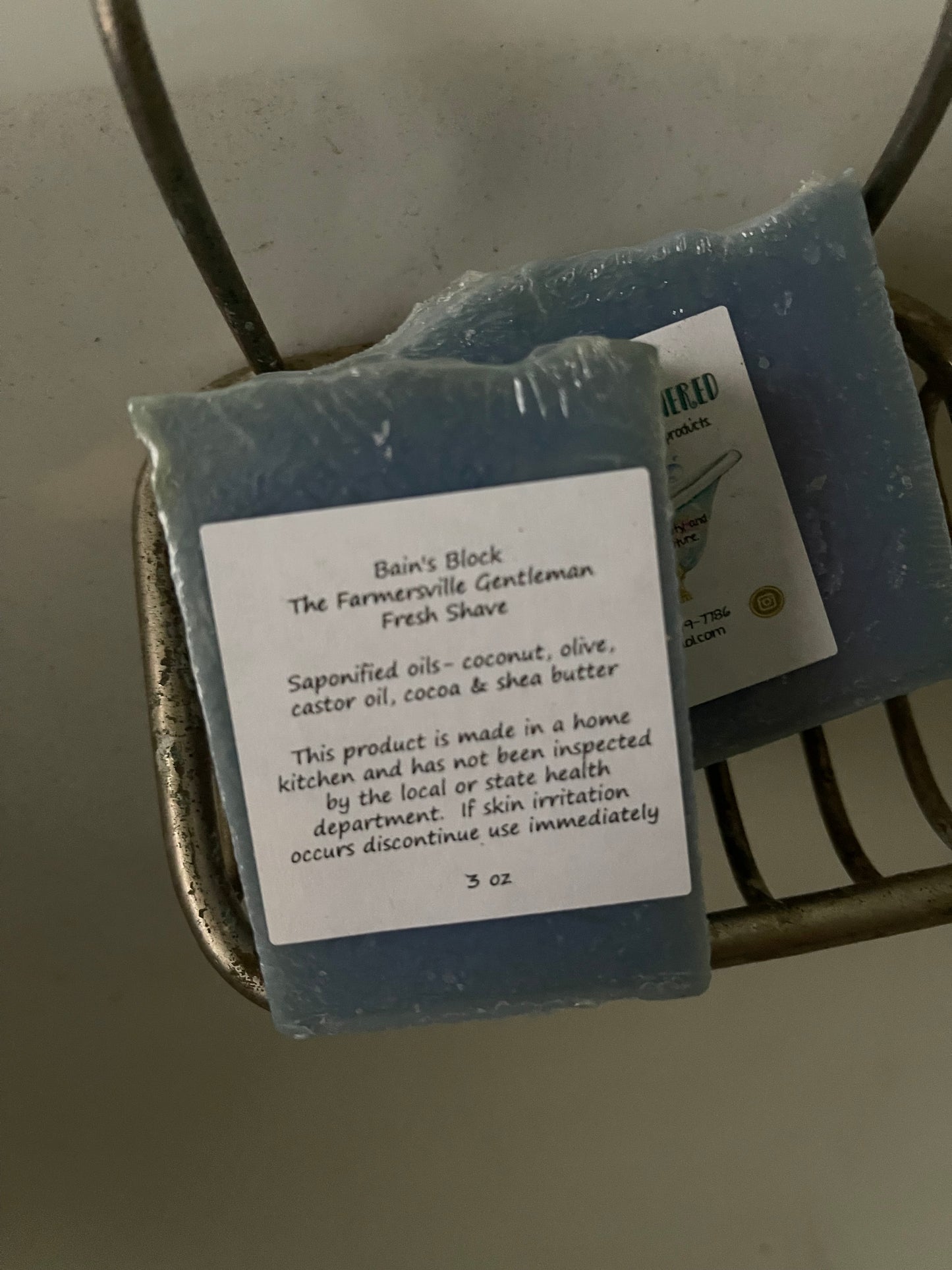 Bain’s Block-The Farmersville Gentleman Soap Bar in Clean Scent Large Size