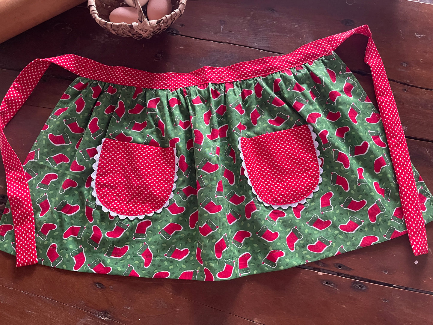 Christmas Aprons Set of 3 One Adult Size and 2 Child Sizes