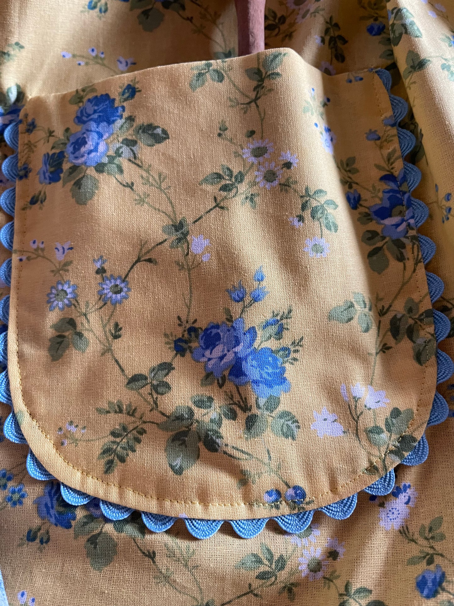 Vintage Replica Fabric Apron Set of 2 One Adult Size and One Child Size