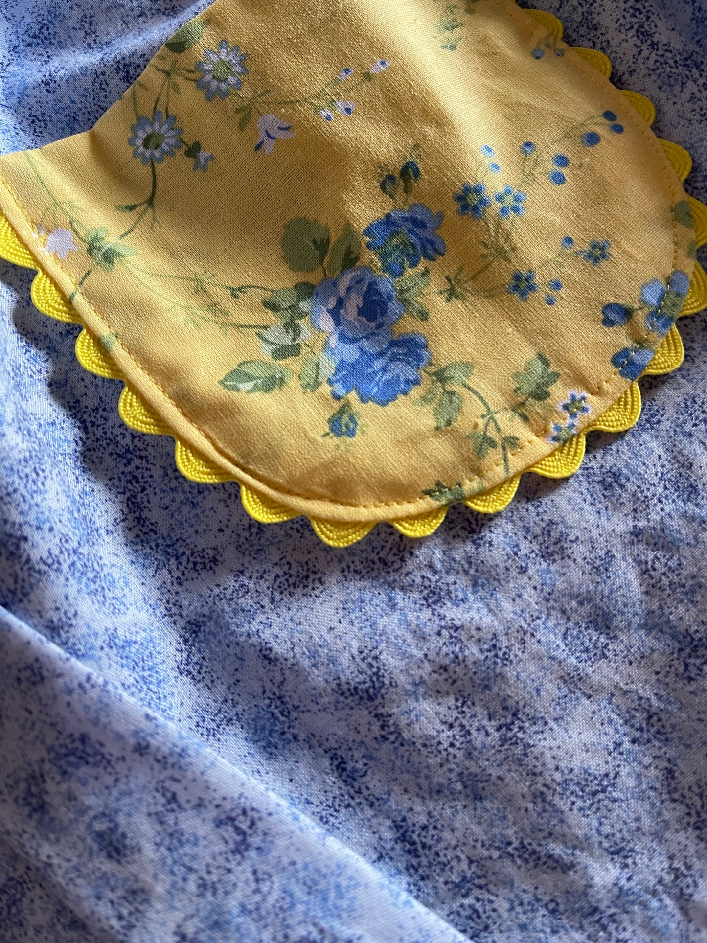 Vintage Replica Fabric Apron Set of 2 One Adult Size and One Child Size