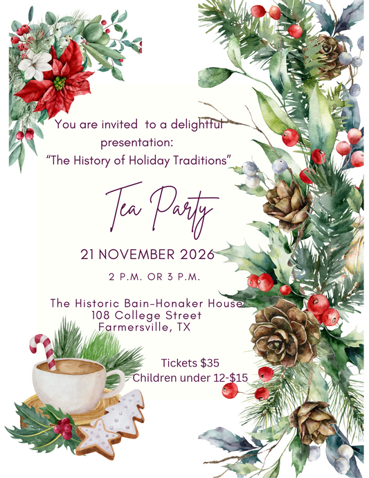 Holiday Tea Ticket